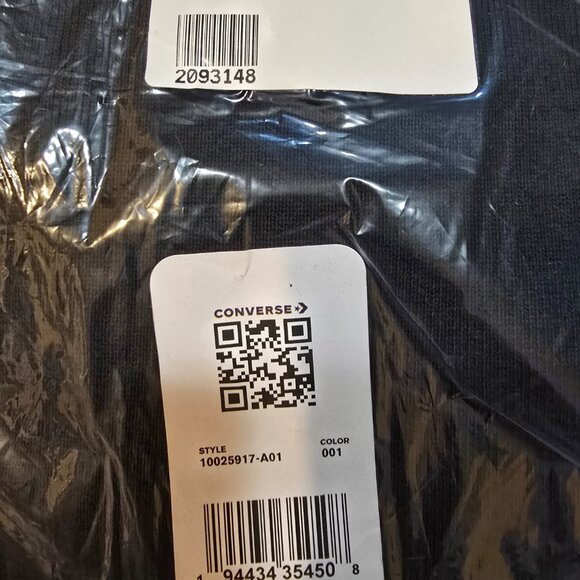 Converse Gold Standard Loose-Fit Pullover Hoodie BLACK SIZE 2XL XXL NEW MENS - Picture 2 of 12